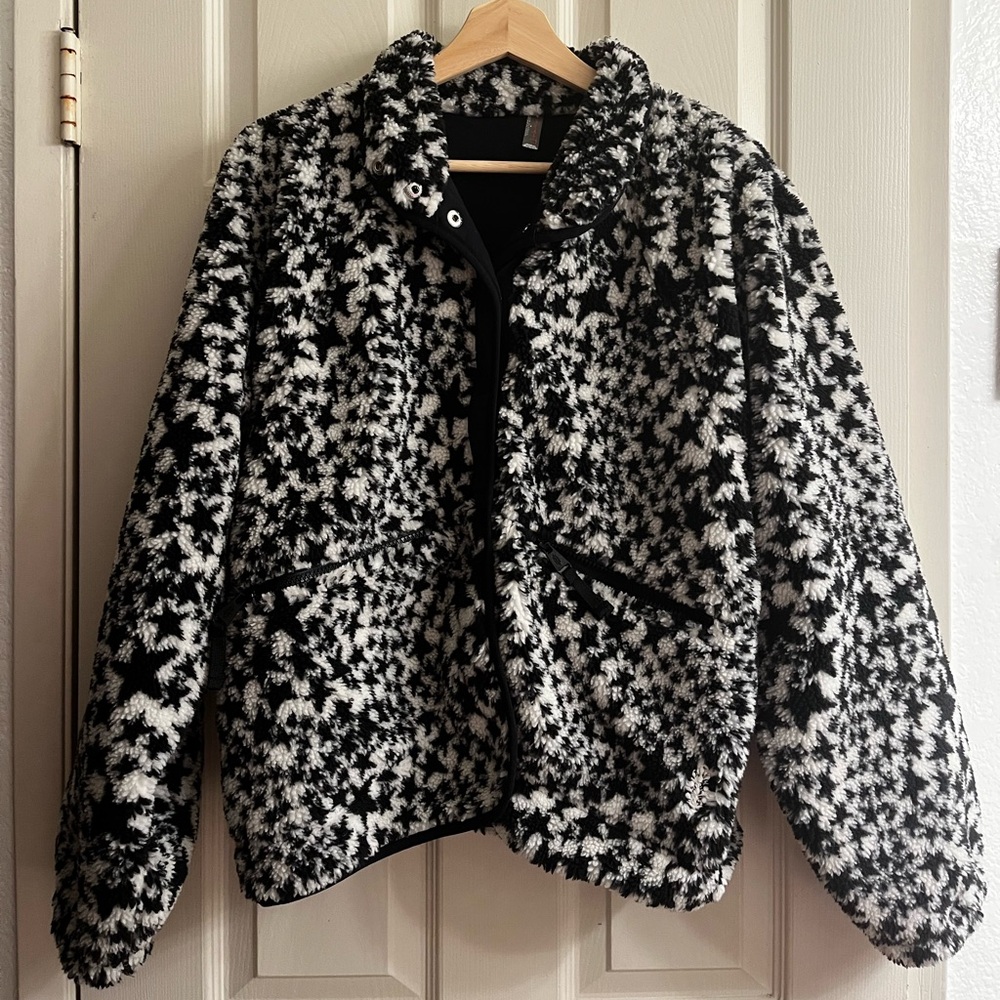 Free People Hit the Slopes Jacket Star Print